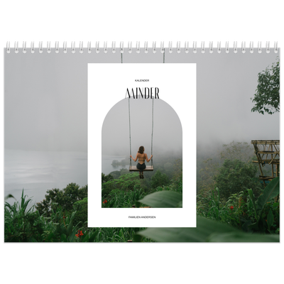 Fotokalender A4 dobbelt (30 x 40 cm) — Den åbne bue [kalender forside]