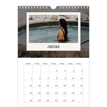 Fotokalender A4 — Portrætudgaven