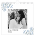 Årskalender kvadratisk — Elegant blomstret [kalender forside]