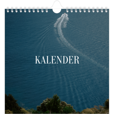 Årskalender kvadratisk — Endeløs flugt [kalender forside]