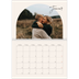 Fotokalender A4 dobbelt (30 x 40 cm) — Buet billederamme [Januar]