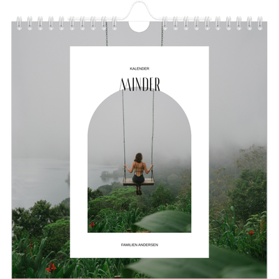 Årskalender kvadratisk — Den åbne bue [kalender forside]