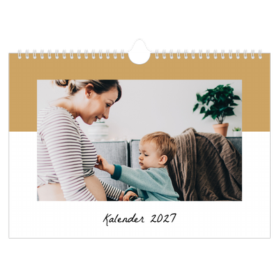 Fotokalender A4 — Kalender med "To do"-liste [kalender forside]