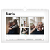 Fotokalender A4 — Avisstil [Marts]
