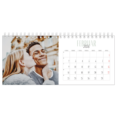 Bordkalendere — Flere fonter [Februar]