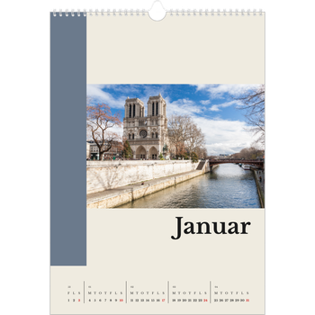 A3 Foto Kalender — Verdens seværdigheder