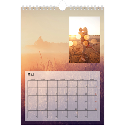 Fotokalender A4 (20 x 30 cm) — Tilbage til naturen [kalender forside]