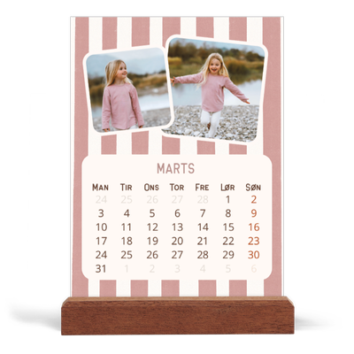 Staffeli kalender - stående  — Retro mønstre [Marts]