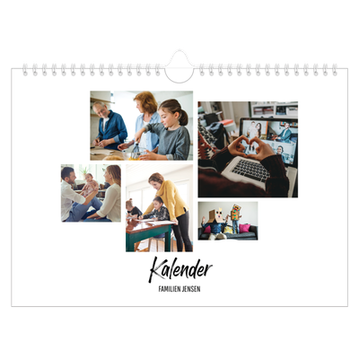 Fotokalender A4 — Bogen om mig [kalender forside]