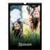 Fotokalender A4 (20 x 30 cm) — Sort minimal [kalender forside]