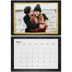 Fotokalender A4 dobbelt (30 x 40 cm) — Rammer med glitter [Januar]