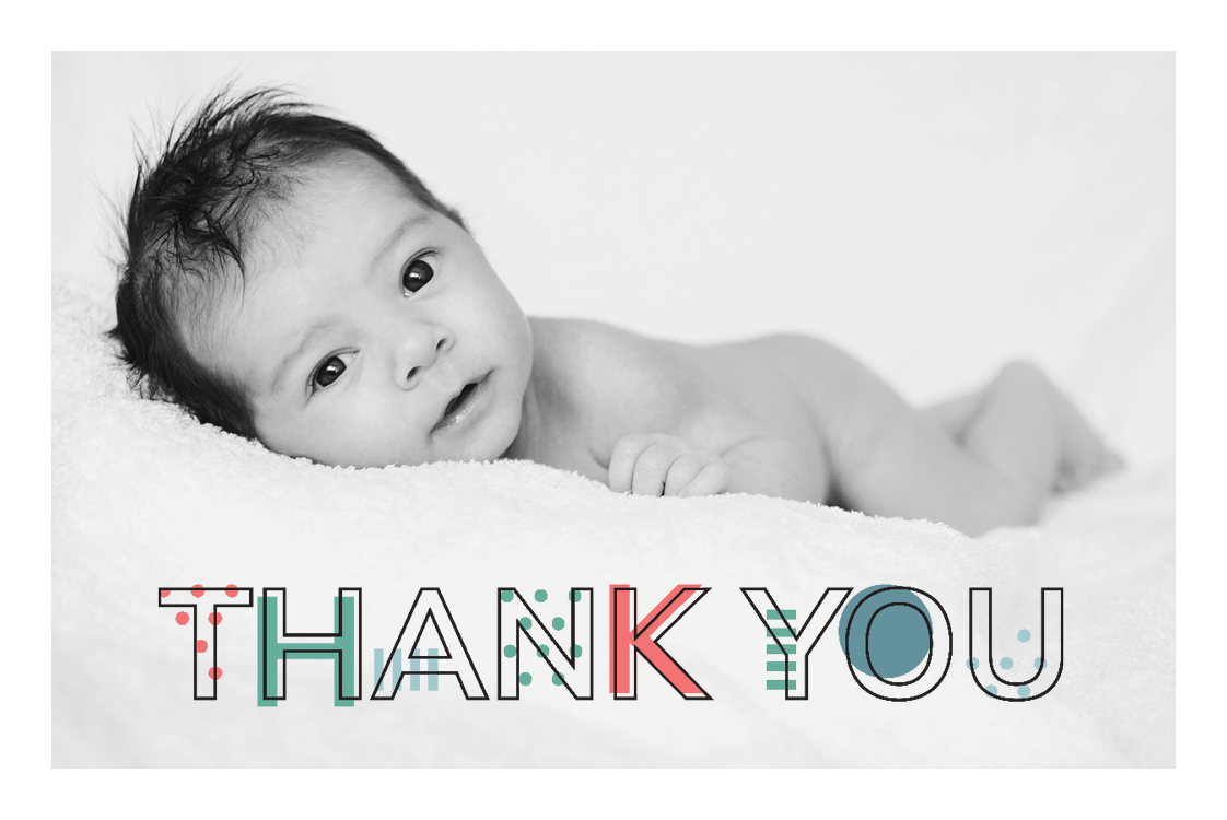 Takkekort — Mønstertypografi