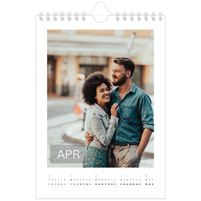 A5 Foto Kalender — Stor dato [April]