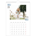 Fotokalender A4 (20 x 30 cm) — Dublet tekst [kalender forside]