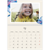 Fotokalender A4 dobbelt (30 x 40 cm) — Malte blomster [kalender forside]