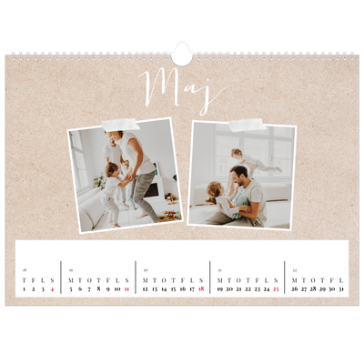 A3 Foto Kalender — Scrapbogs kalender [kalender forside]