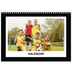 Fotokalender A4 dobbelt (30 x 40 cm) — Sort baggrund [kalender forside]