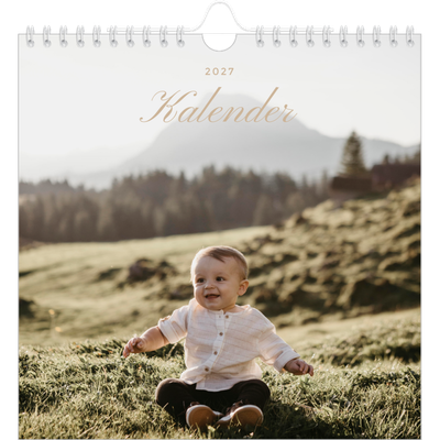 Årskalender kvadratisk — Fotolister [kalender forside]