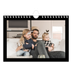 A5 Foto Kalender — Sort ramme [kalender forside]