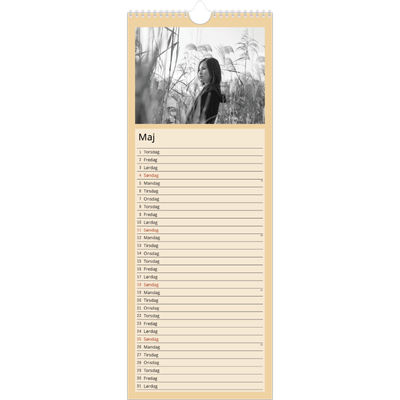 Køkkenkalender  — Nordiske farver [kalender forside]