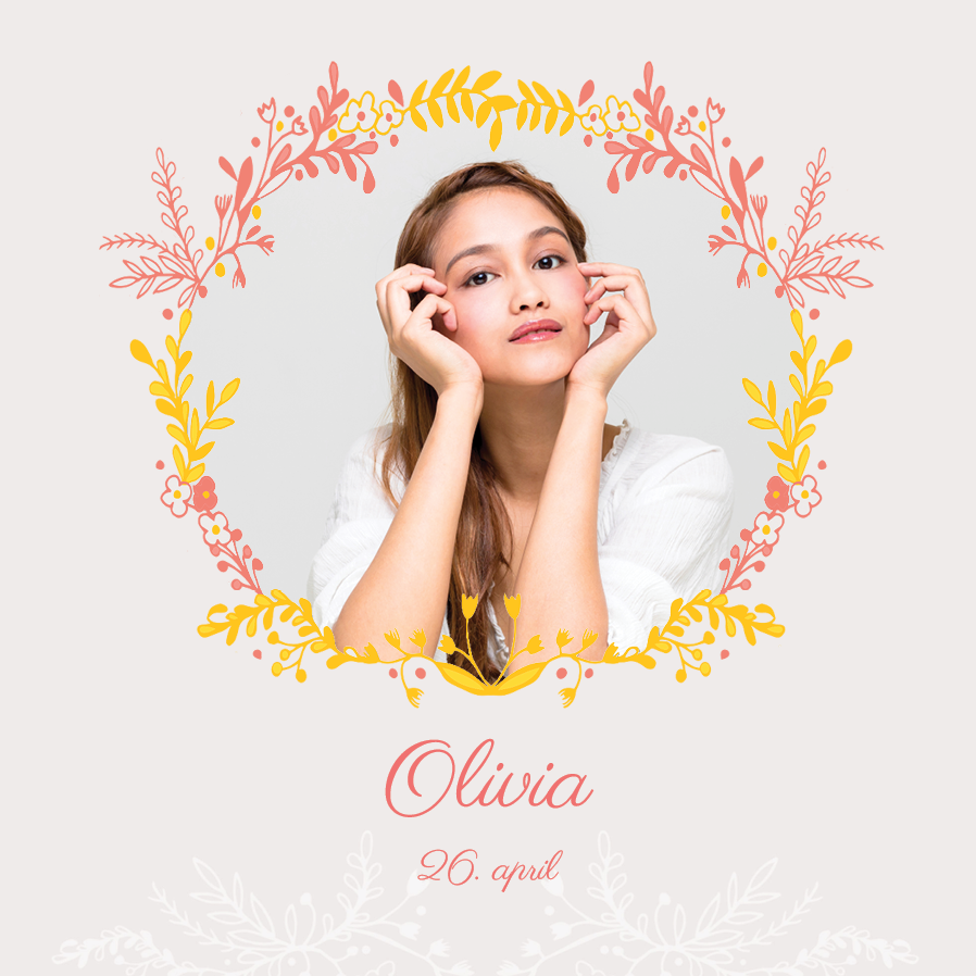 Invitationer — Blomster