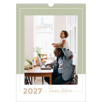Årskalender A3 — Jordiske rammer [kalender forside]