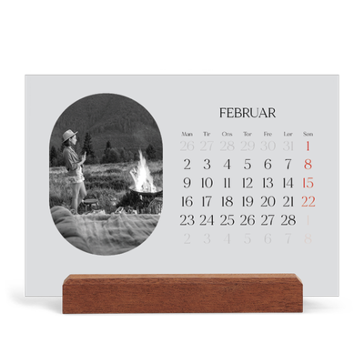 Staffeli kalender - liggende  — Den åbne vej [Februar]