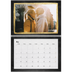 Fotokalender A4 dobbelt (30 x 40 cm) — Rammer med glitter [kalender forside]