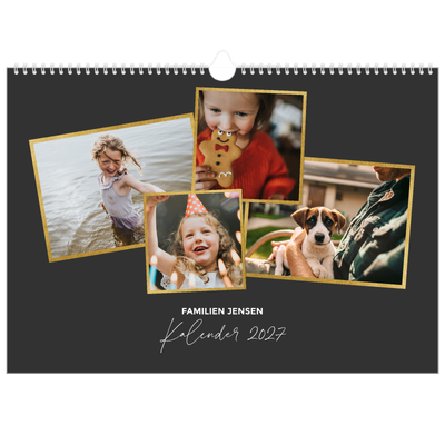 A3 Foto Kalender — Gode minder [kalender forside]