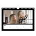 A5 Foto Kalender — Sort ramme [April]