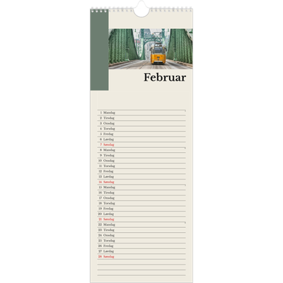 Køkkenkalender  — Verdens seværdigheder [Februar]