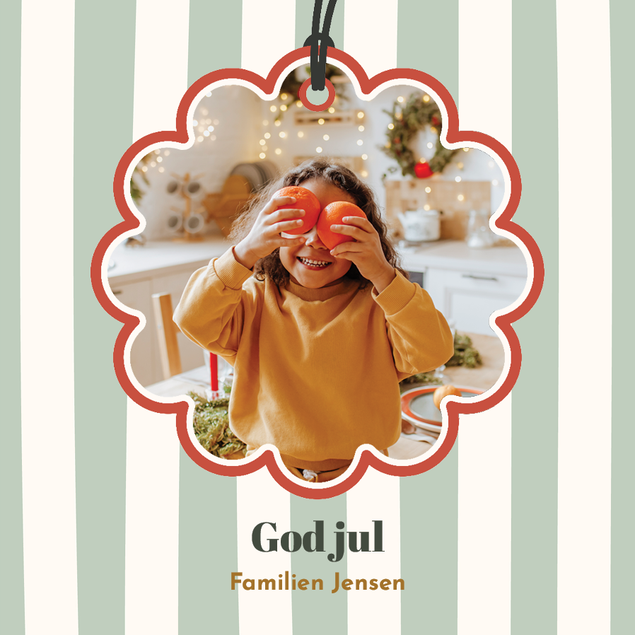 Kort — Striber i pastel