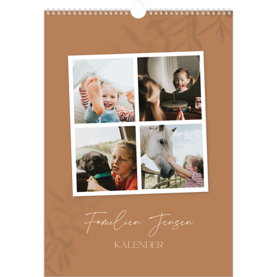 Årskalender A3 — Nede på jorden [kalender forside]