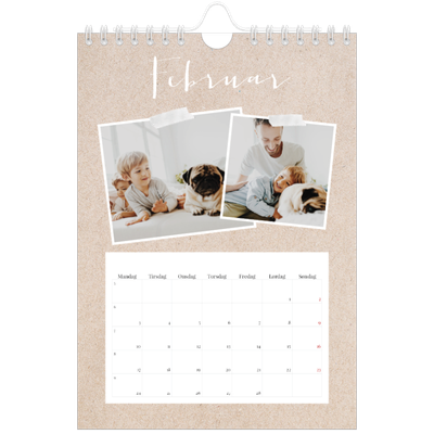 A5 Foto Kalender — Scrapbogs kalender [Februar]