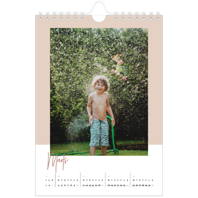 A5 Foto Kalender — Jordiske rammer [Marts]