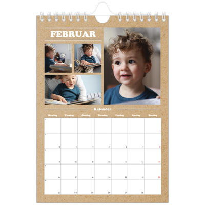A5 Foto Kalender — Magasinstil [Februar]