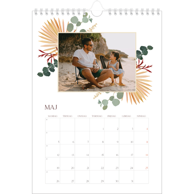 Fotokalender A4 (20 x 30 cm) — Bohemsk stil [kalender forside]