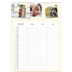 Familiekalender A3  — Moderne familiekalender - Familie på 3 [Januar]