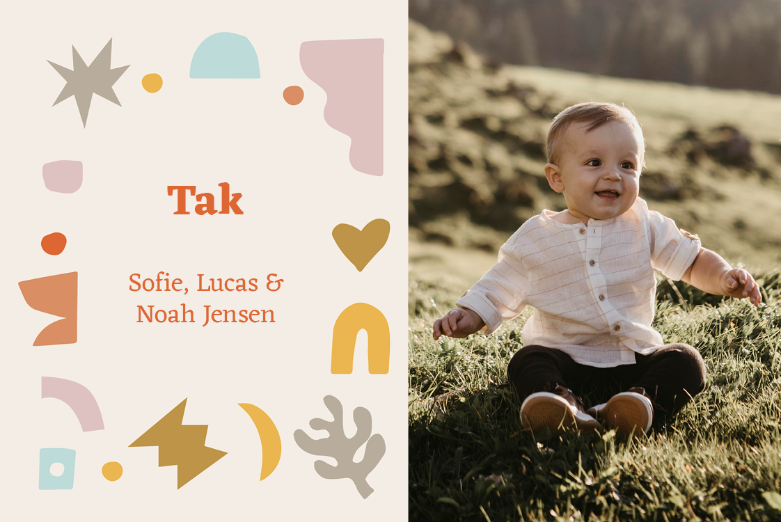 Takkekort — Papirdekoration