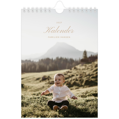 A5 Foto Kalender — Fotolister [kalender forside]