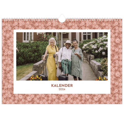 Fotokalender A4 — Fuld blomstring [kalender forside]