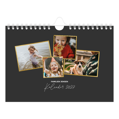 A5 Foto Kalender — Gode minder [kalender forside]