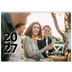 Fotokalender A4 dobbelt (30 x 40 cm) — Bogstav og tal [kalender forside]