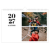 Fotokalender A4 — Serif og øjeblikke [kalender forside]