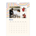 A5 Foto Kalender — Retro striber [Marts]