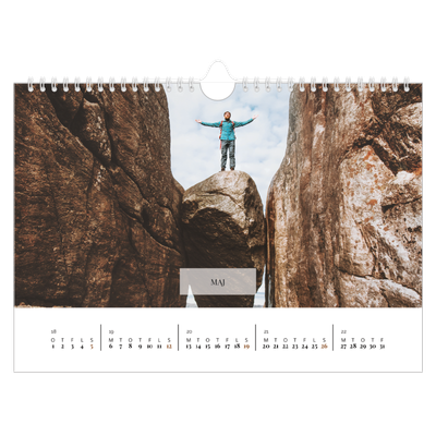 Fotokalender A4 — Klassisk kalender [kalender forside]