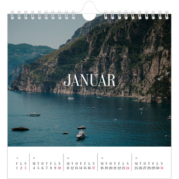 Kvadratisk Fotokalender — Endeløs flugt