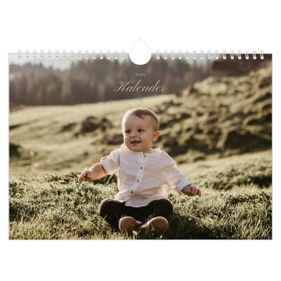 Fotokalender A4 — Fotolister [kalender forside]