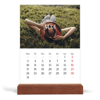 Staffeli kalender - stående  — Endeløs flugt [kalender forside]