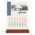 Staffeli kalender - stående  — Verdens seværdigheder [Januar]